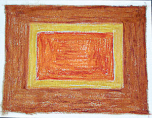 "Meditativer Teppich", 21x29,7 cm, Erstellt 2008