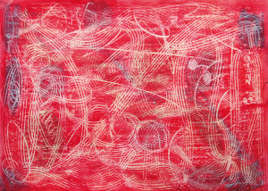 "Scrafitti rot", 21x29,7 cm, Erstellt 2005